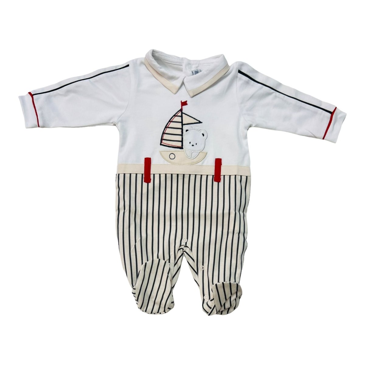 Bidibimbo-Strampler aus 100 % Baumwolle