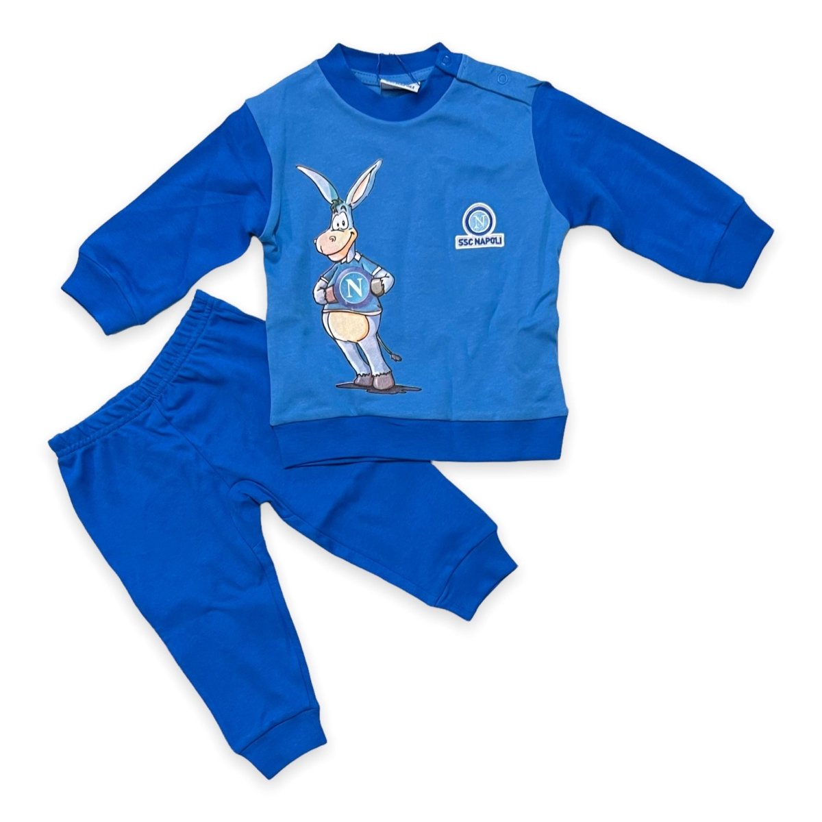 SSC Napoli Pyjama aus warmer Baumwolle