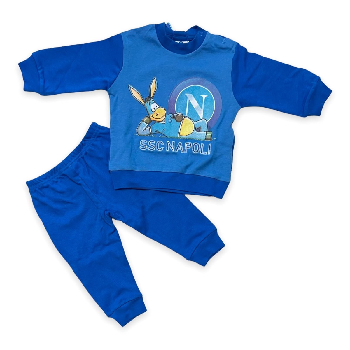 SSC Napoli Pyjama aus warmer Baumwolle