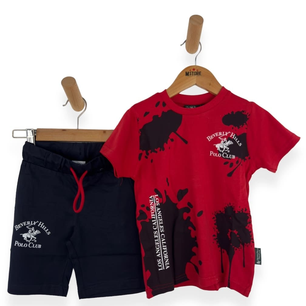 Beverly Hills Kinder-Poloshirt-Set