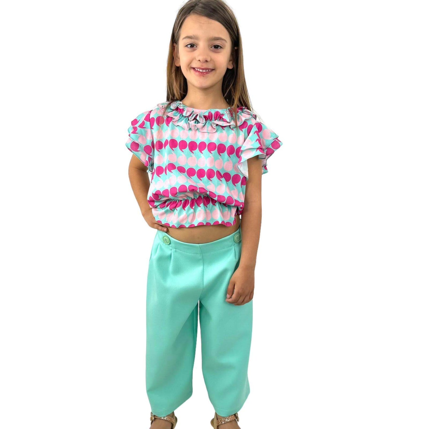 Sommerliches Baby-Outfit