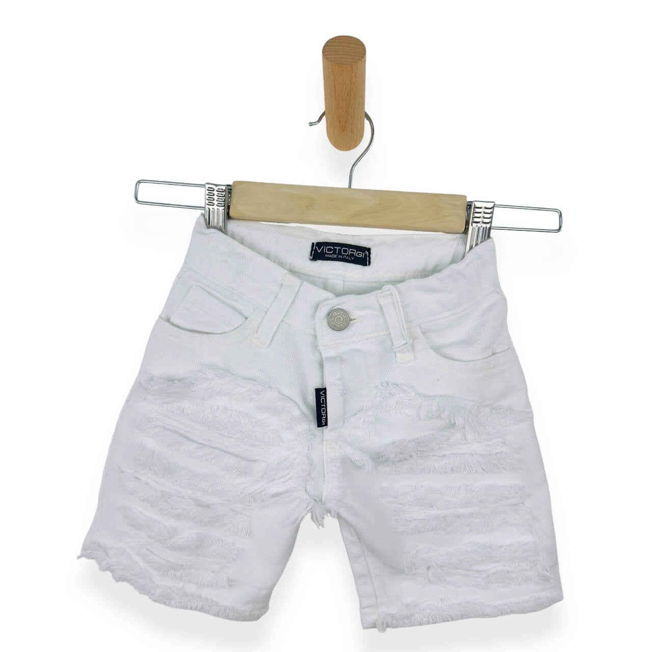 Neugeborene Jeans-Bermudashorts