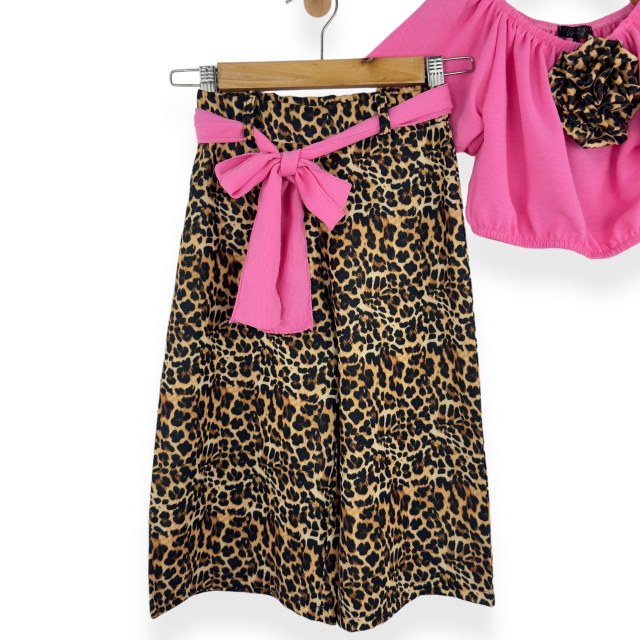 Animal-Print-Outfit für Mädchen