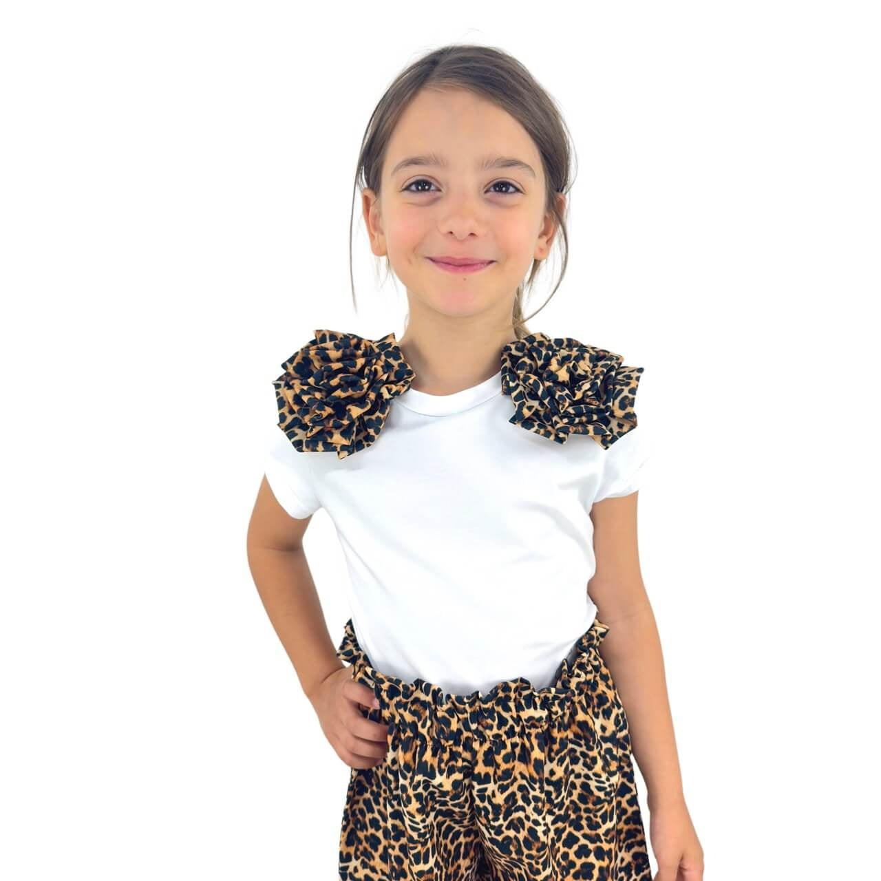 Animal-Print-Outfit für Mädchen