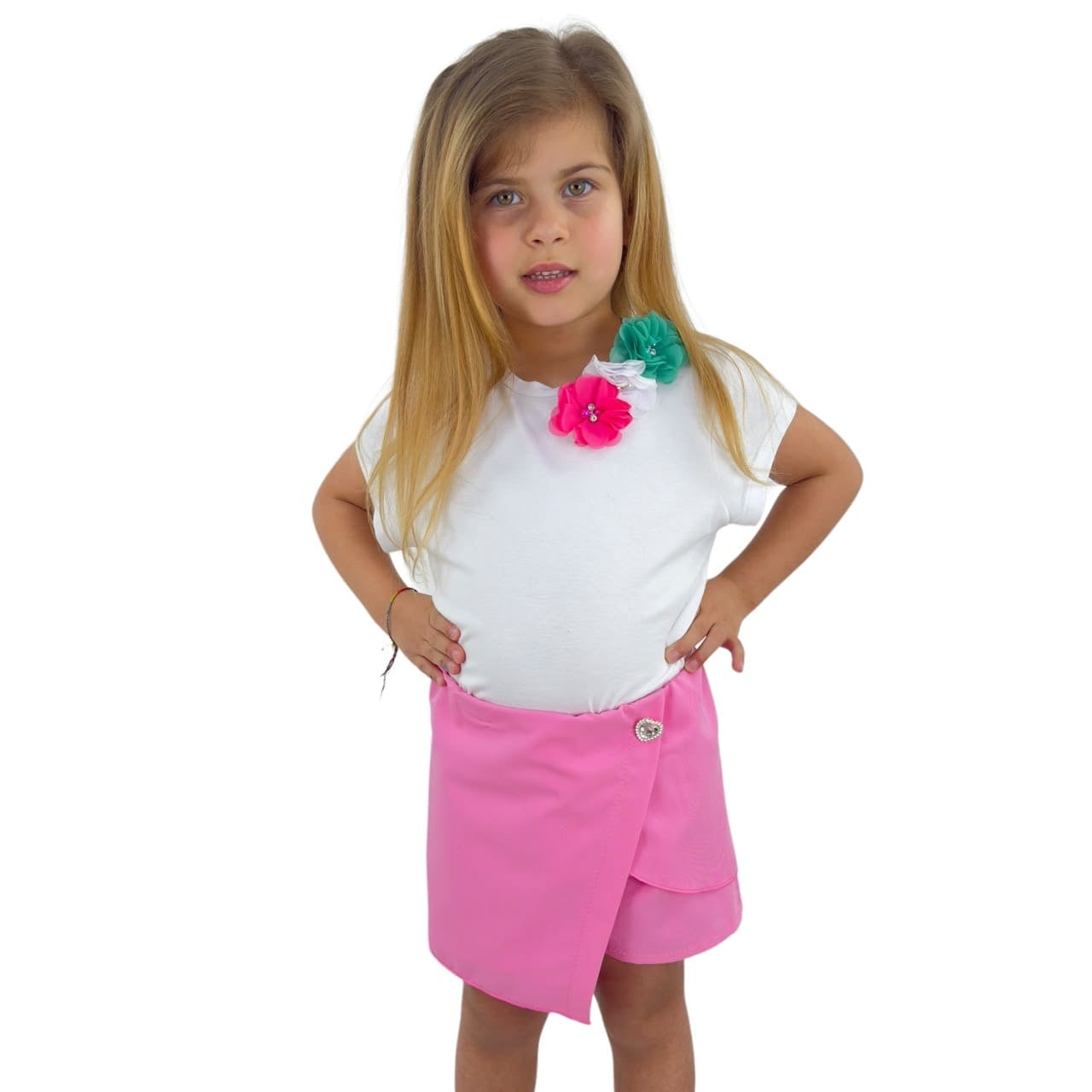 Shorts Fake-Rock für Mädchen