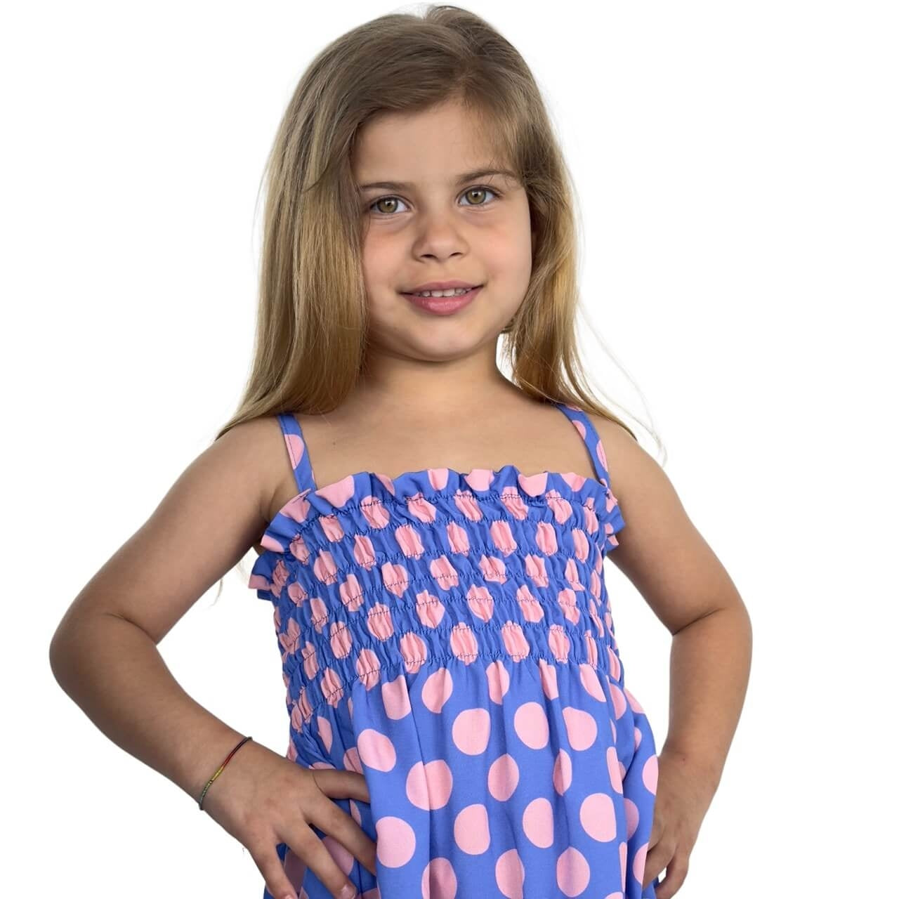 Polka Dot Kleid für Mädchen