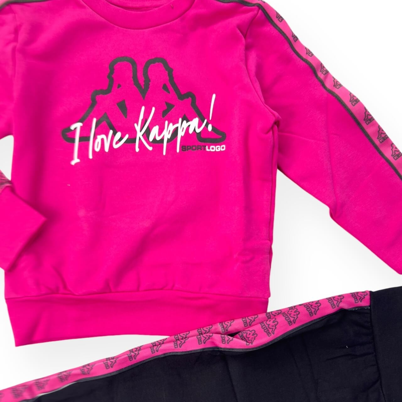 Kappa Mädchen-Sweatshirt-Trainingsanzug