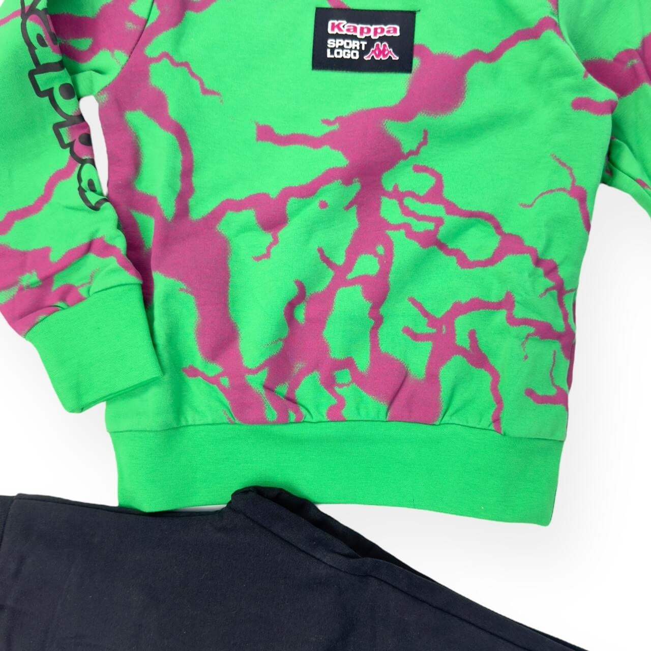 Kappa Mädchen-Sweatshirt-Trainingsanzug