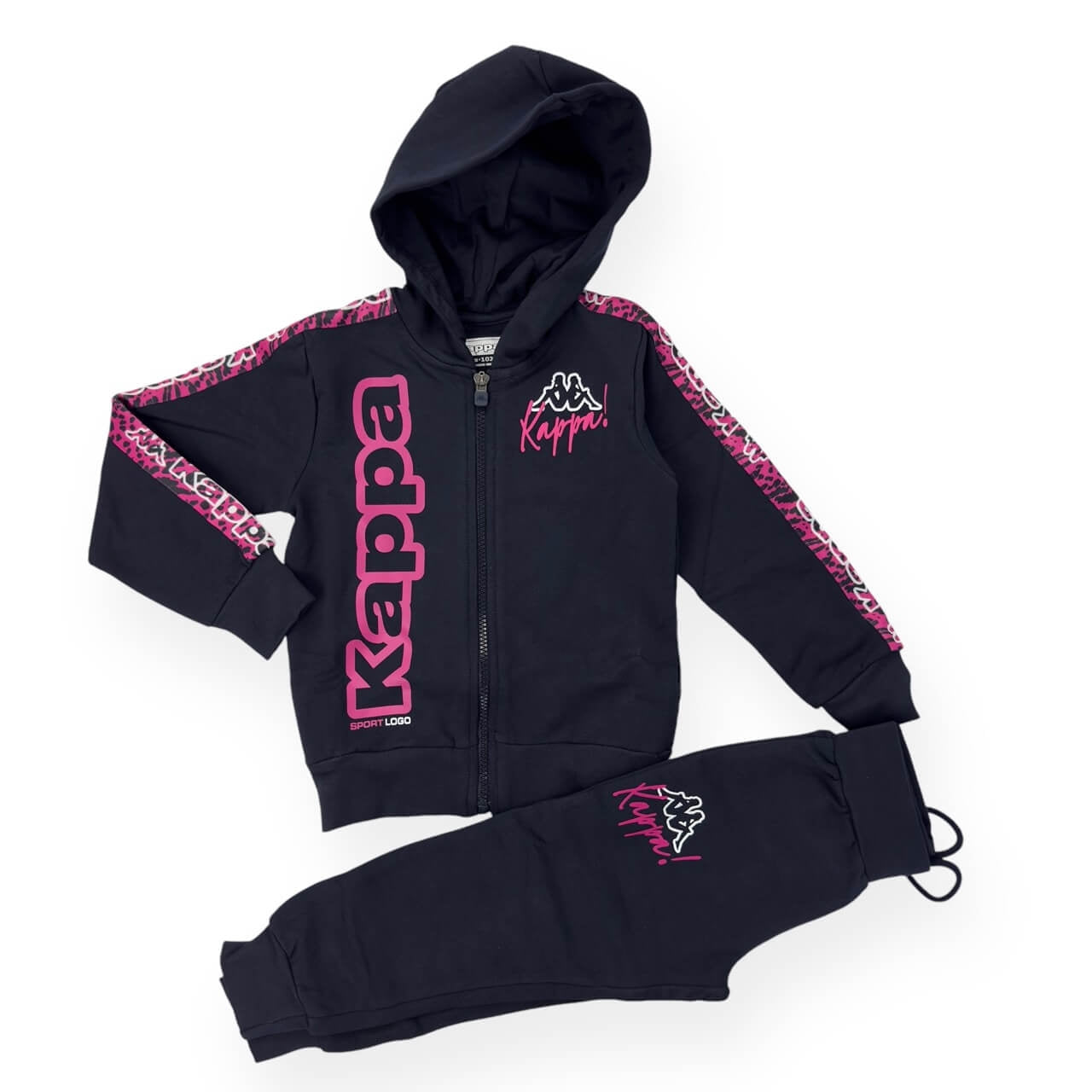 Kappa Mädchen-Sweatshirt-Trainingsanzug