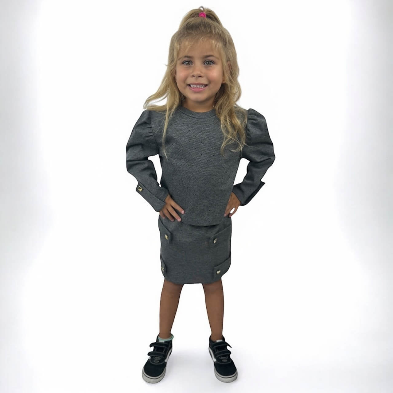 Diamant-Babyrock mit Gürtel