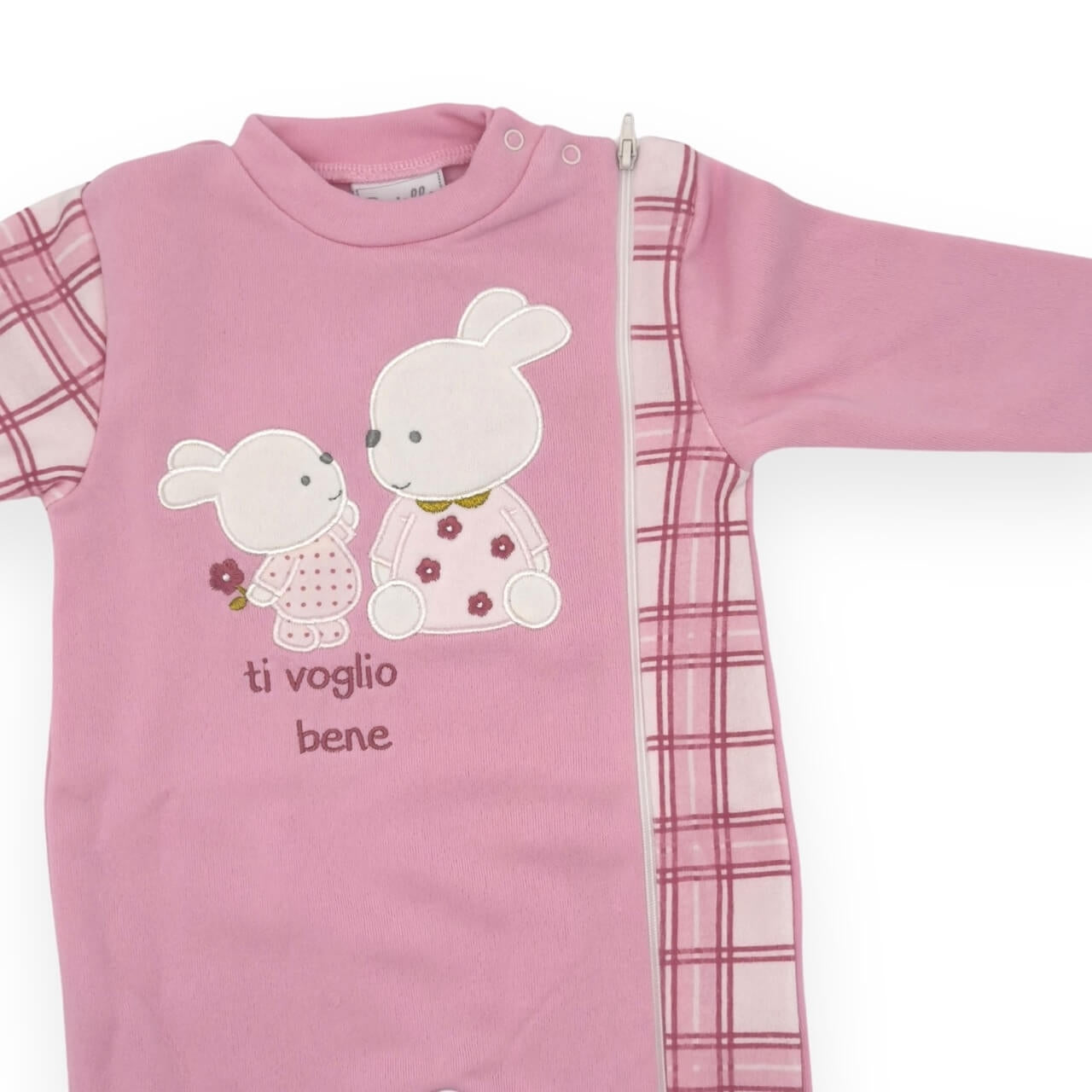 Pyjama aus pastellfarbenem Fleece