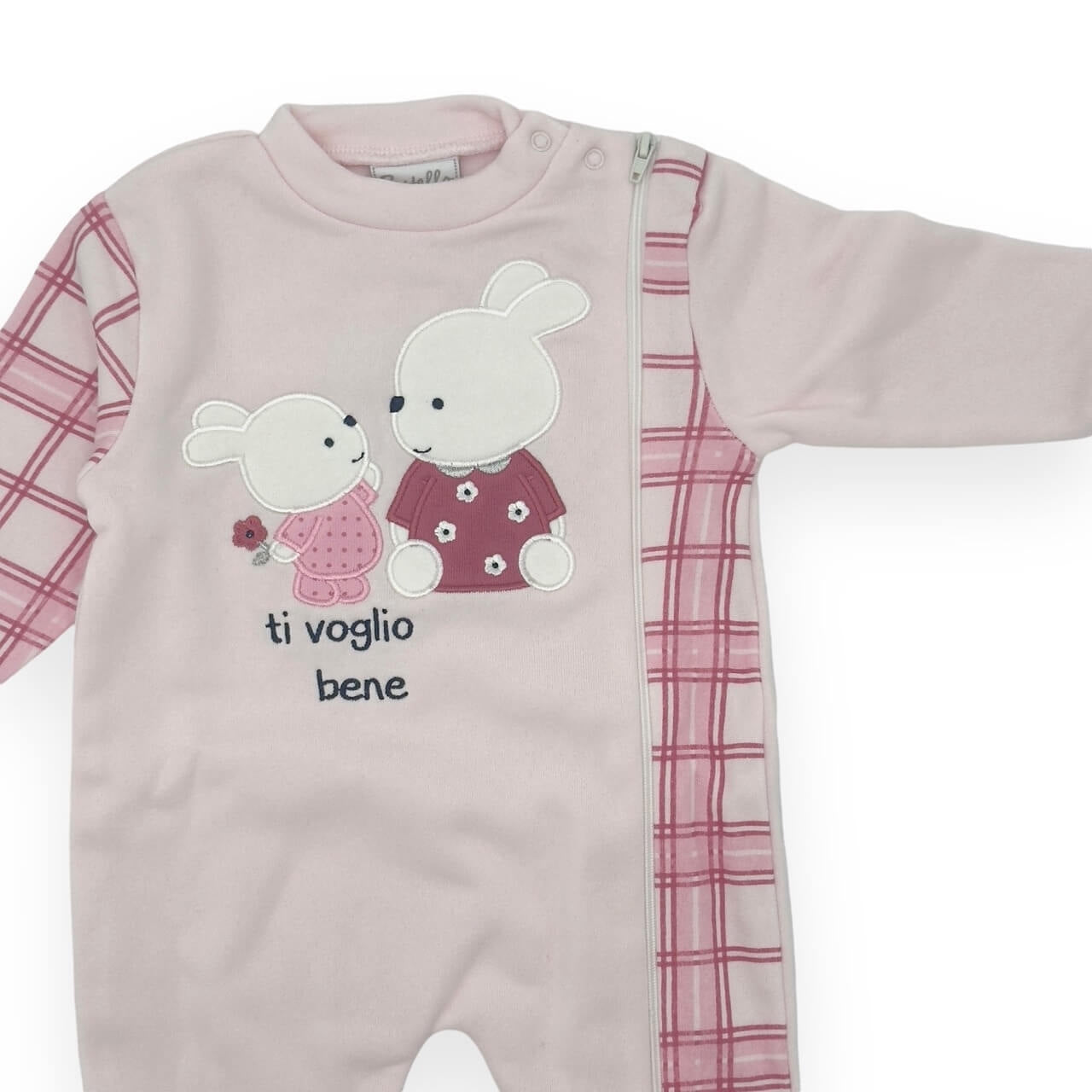 Pyjama aus pastellfarbenem Fleece