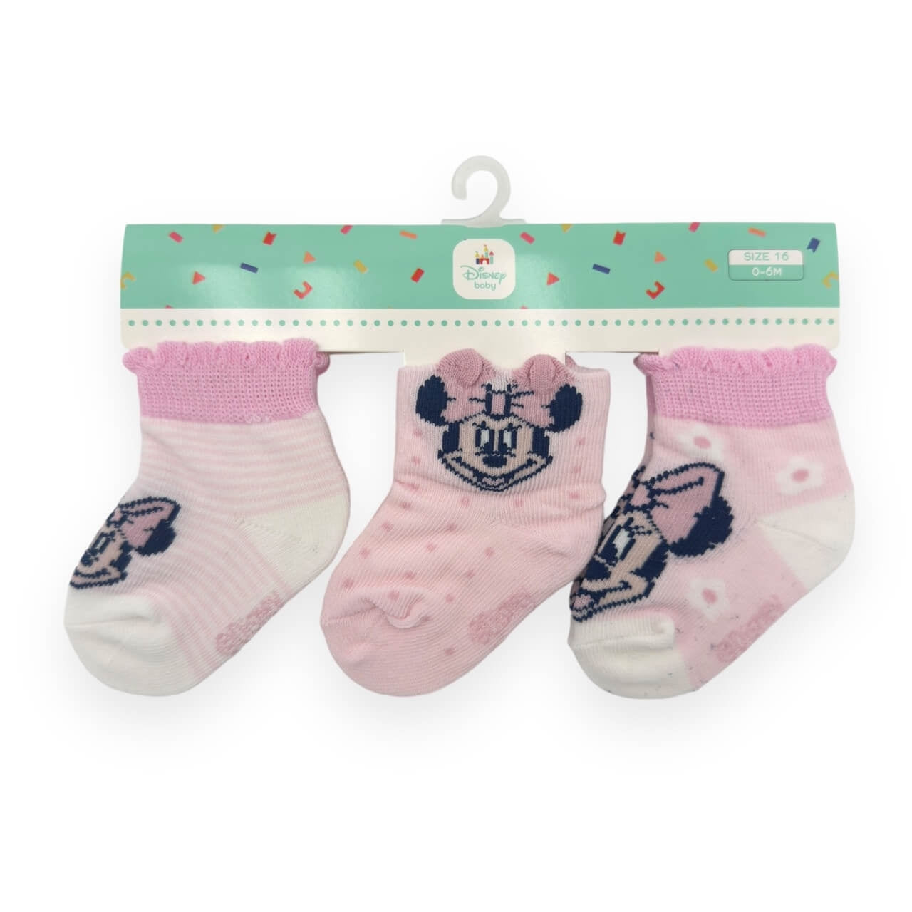 Tris Baumwollsocken 0/6 Monate Disney Minnie