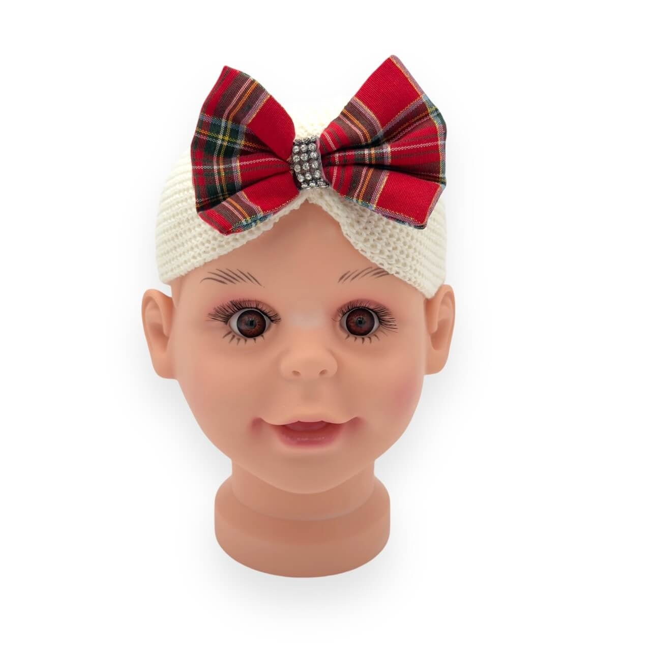 Schottischer Wollturban mit Schleife