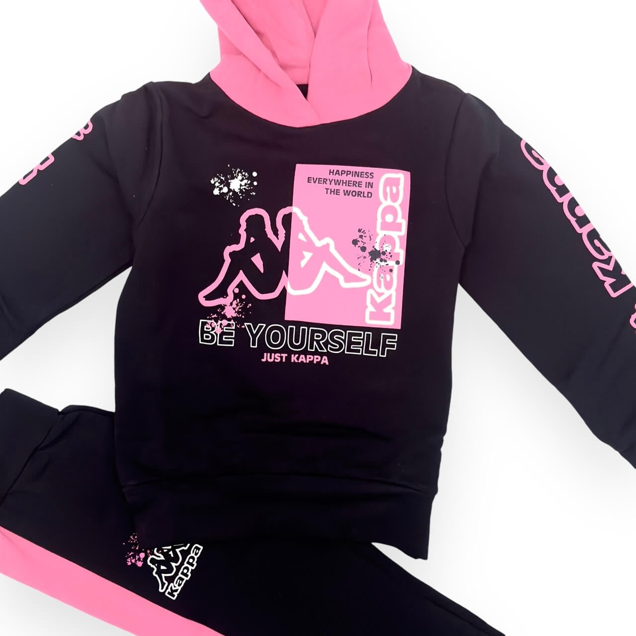 Kappa Mädchen-Sweatshirt-Trainingsanzug