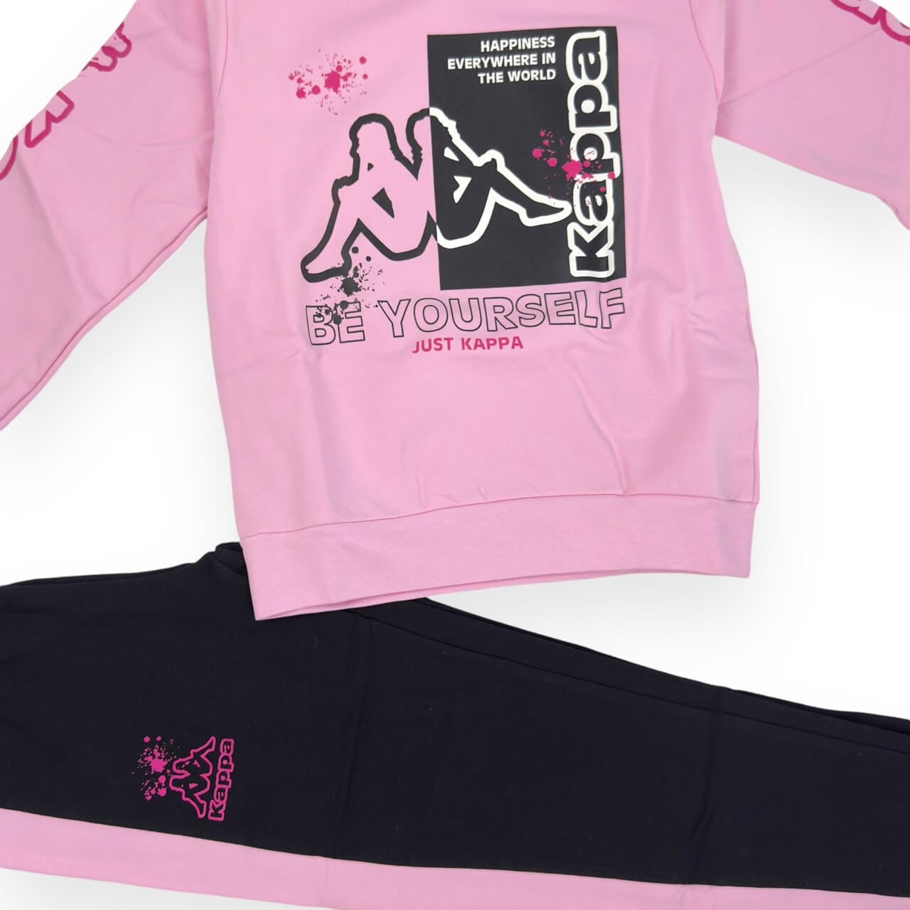 Kappa Mädchen-Sweatshirt-Trainingsanzug