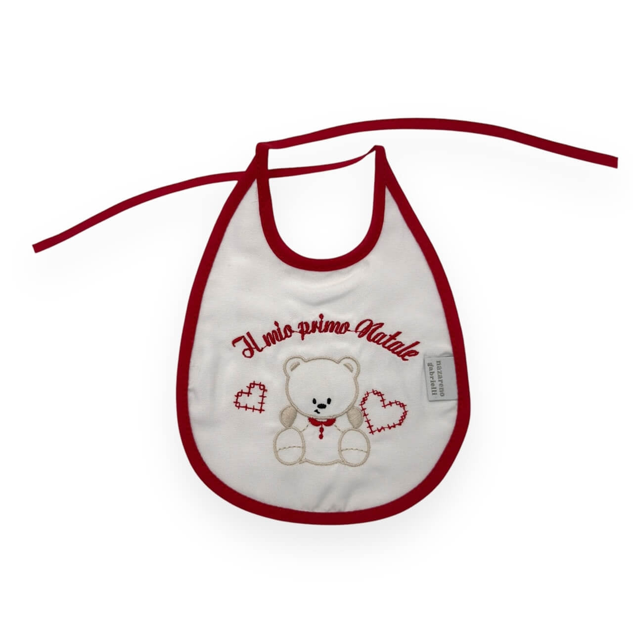 Weihnachtslätzchen mit laminierter Rückseite