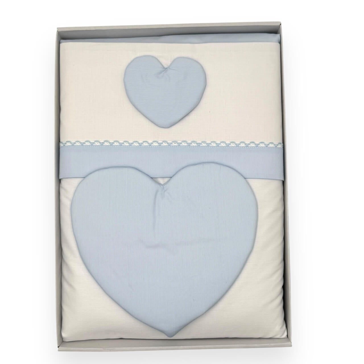 Komplettes Bettwäscheset + abnehmbare Bettdecke + Kinderwagen-Kissenbezug