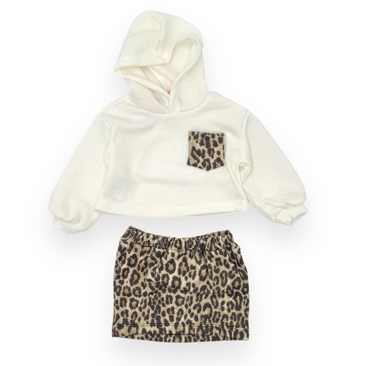 Warmes Baby-Mädchen-Outfit aus Baumwolle