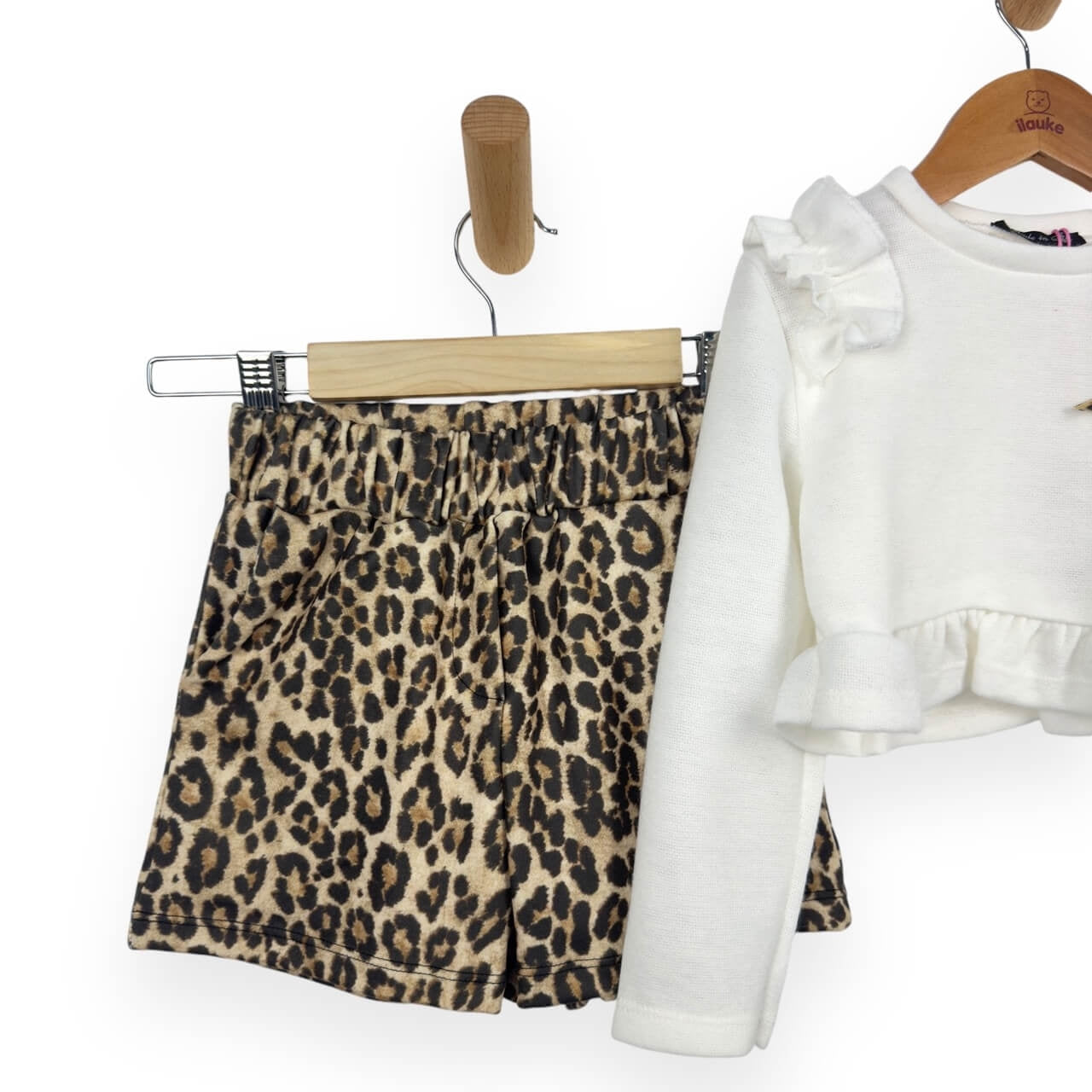 Warmes Baby-Mädchen-Outfit aus Baumwolle