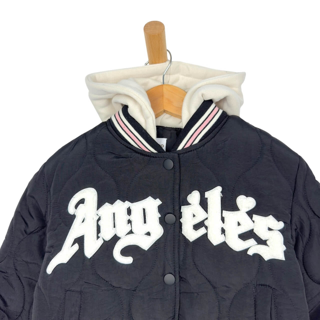 Baby-Mädchen Collage Wattierte Jacke