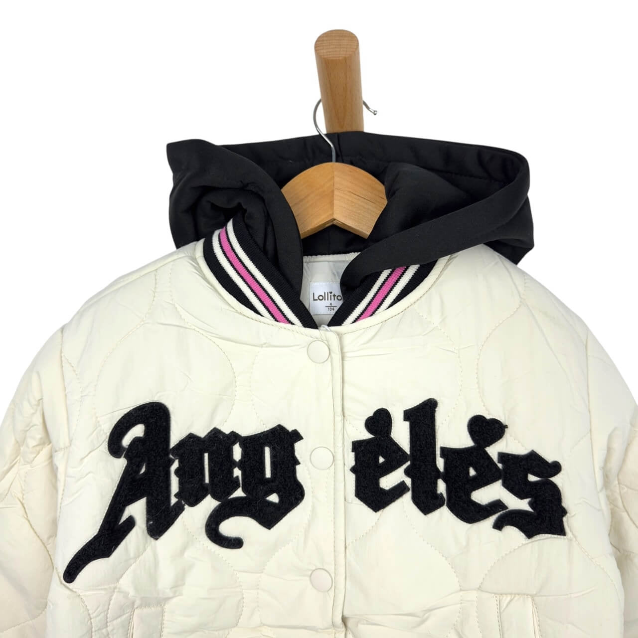 Baby-Mädchen Collage Wattierte Jacke