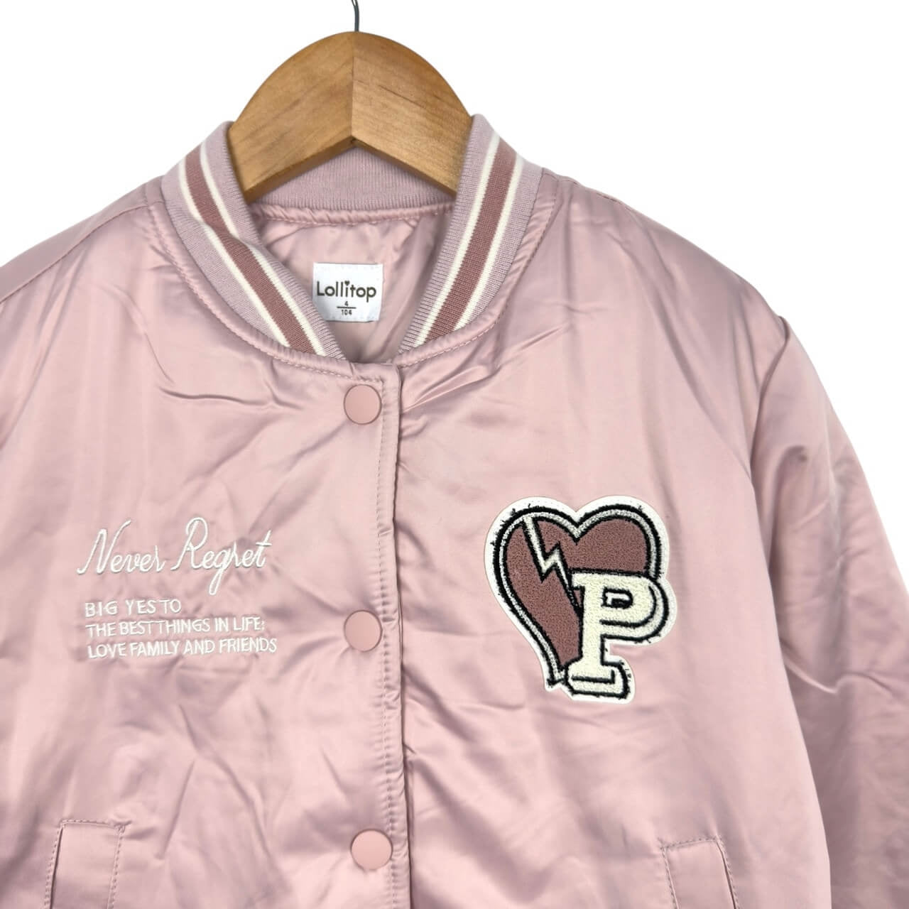 Baby-Mädchen Collage Wattierte Jacke