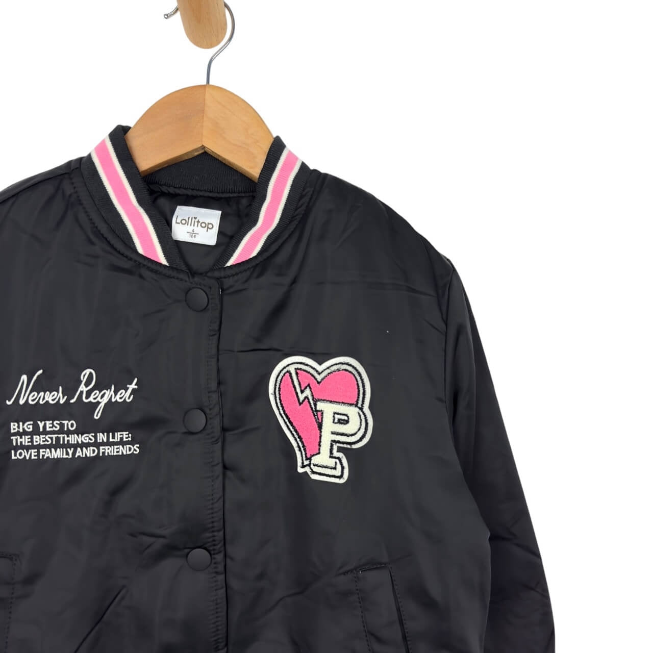 Baby-Mädchen Collage Wattierte Jacke