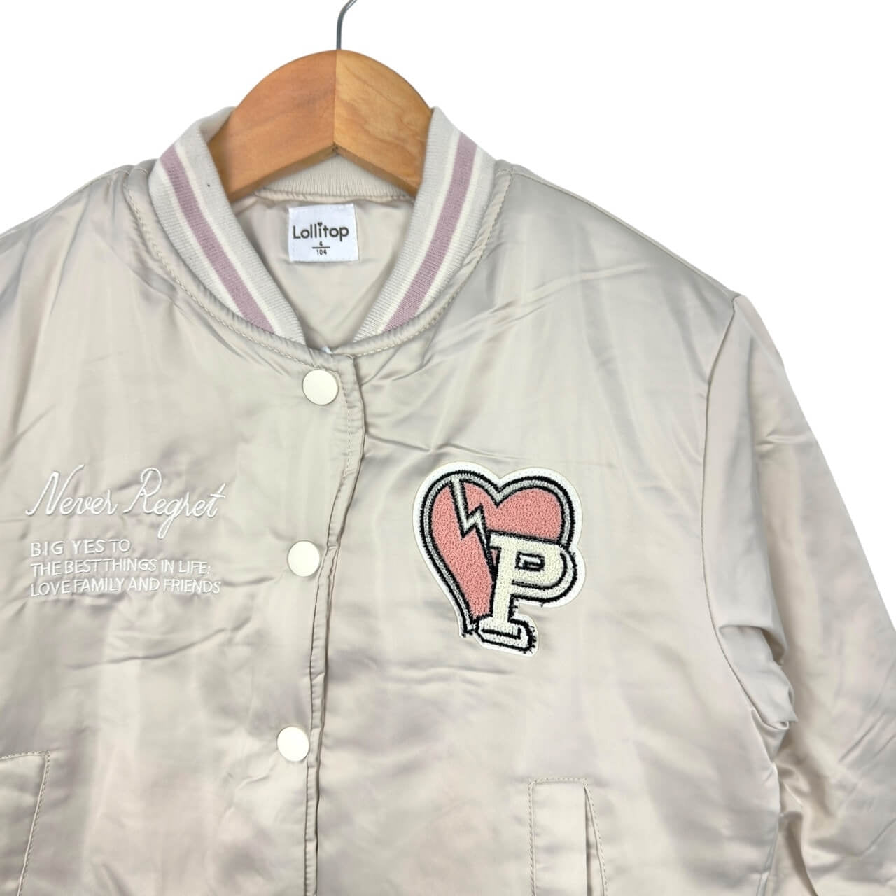 Baby-Mädchen Collage Wattierte Jacke