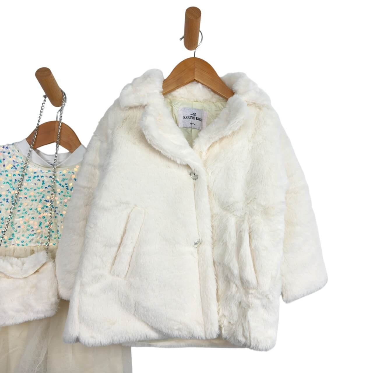 4-teiliges Baby-Mädchen-Outfit