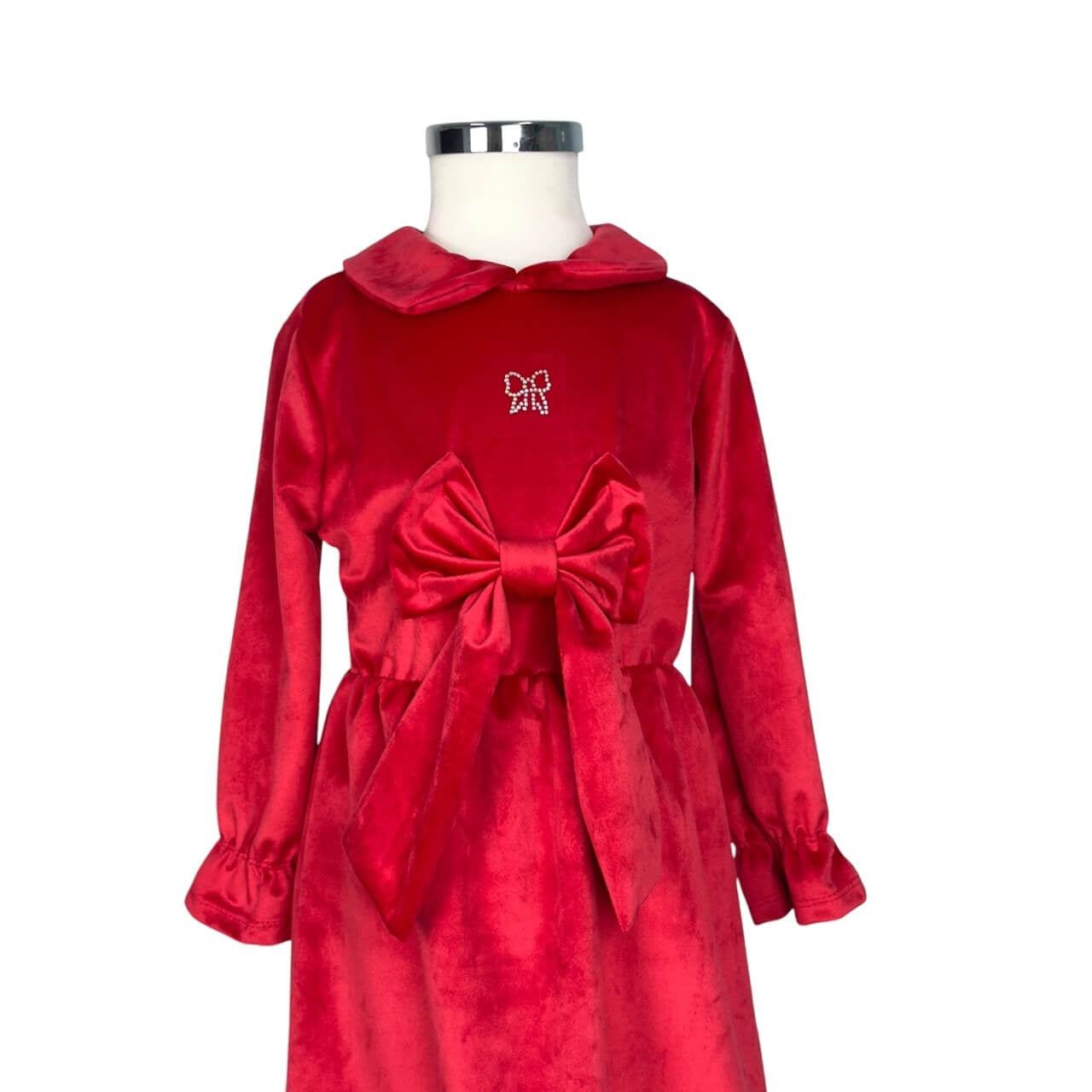 Samtkleid für Mädchen