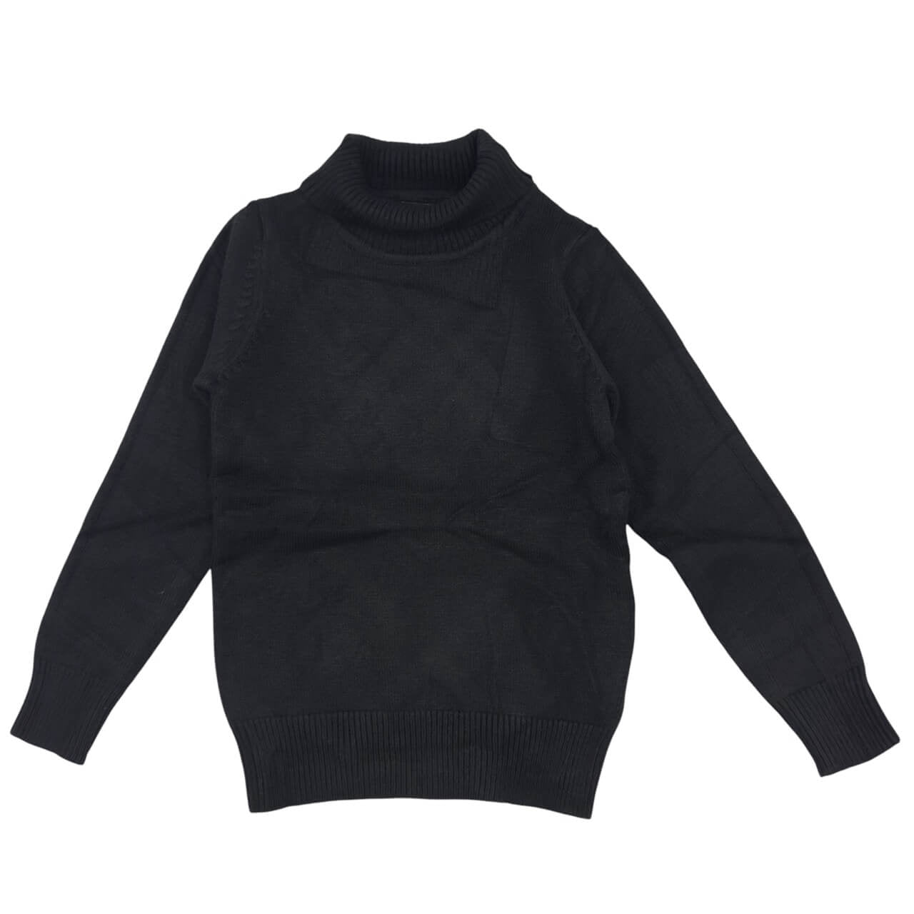 Baby-Pullover mit hohem Kragen
