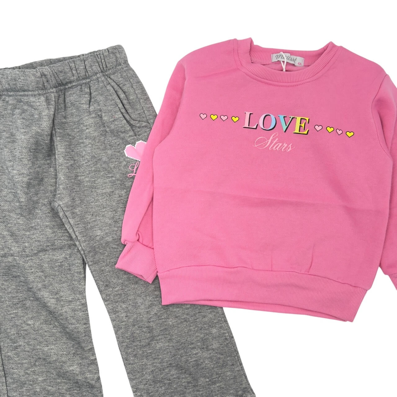Sweatshirt-Trainingsanzug für Mädchen