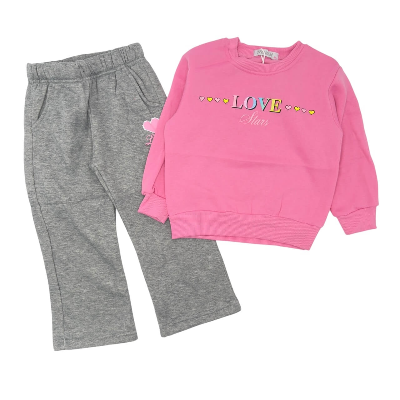 Sweatshirt-Trainingsanzug für Mädchen