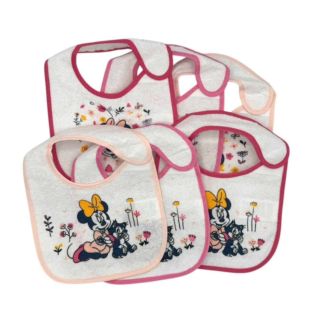6 Minnie Disney Lätzchen mit Tränen laminiert