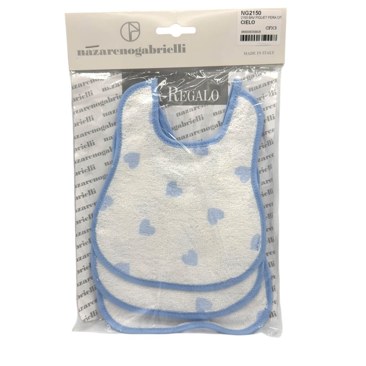 3 Lätzchen aus Frottee