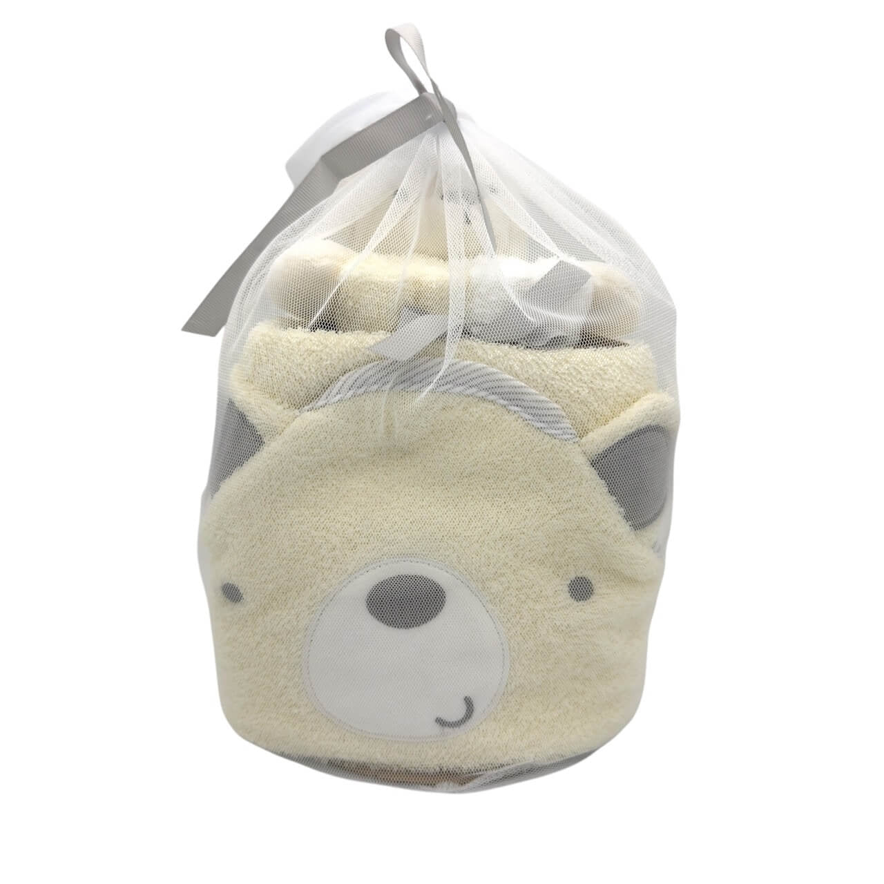 6-teiliges Geburtsset aus Schwamm