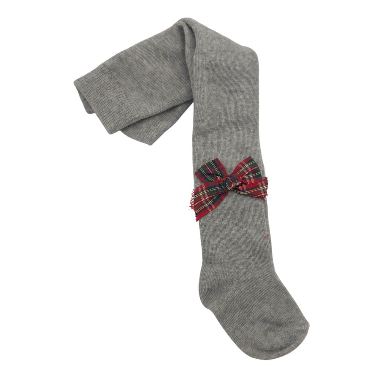 Einfarbige Strumpfhose mit Schleife für Babys