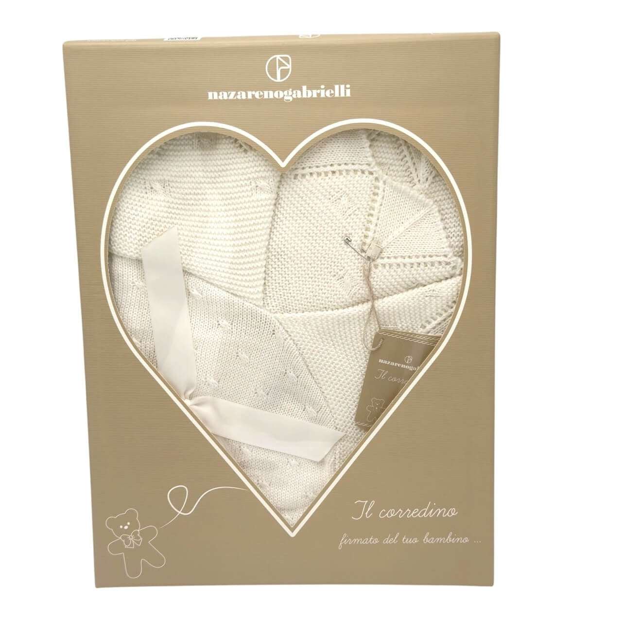 Schal aus Garn/Baumwolle 90x118 cm Nazareno Gabrielli