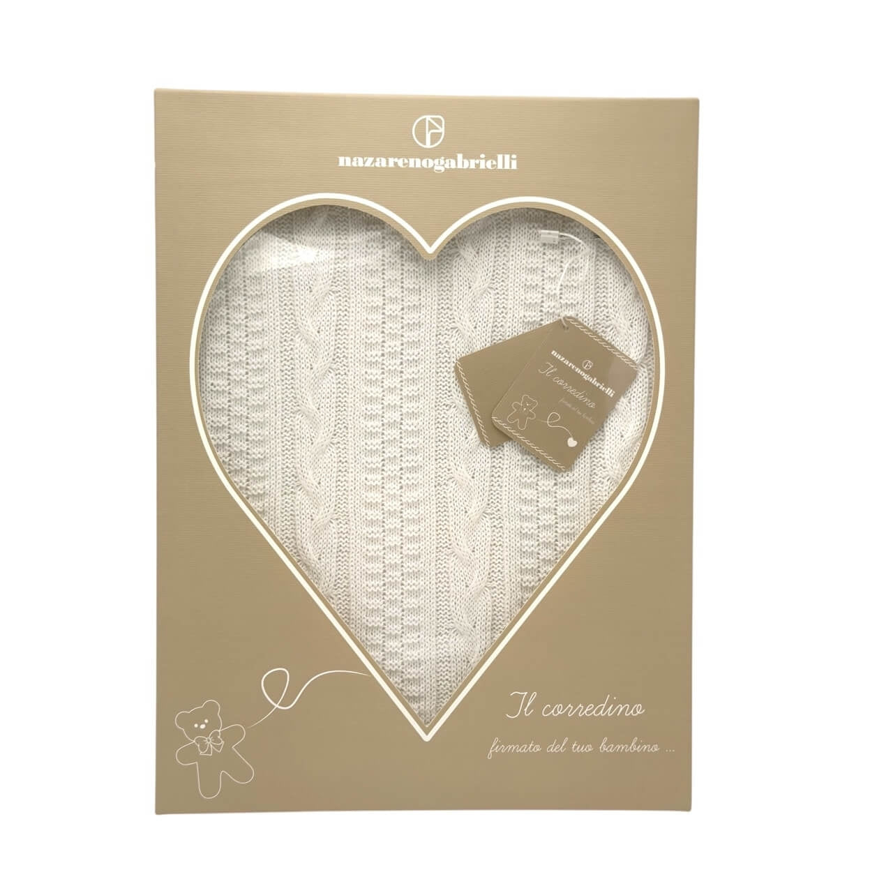 Schal aus Garn/Baumwolle 90x118 cm Nazareno Gabrielli