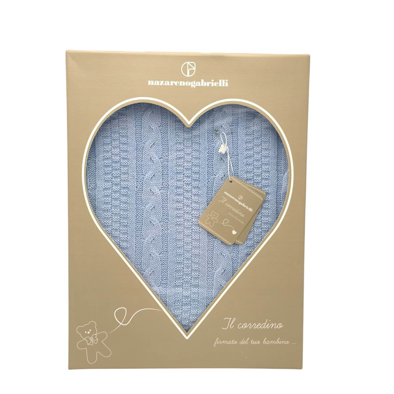 Schal aus Garn/Baumwolle 90x118 cm Nazareno Gabrielli