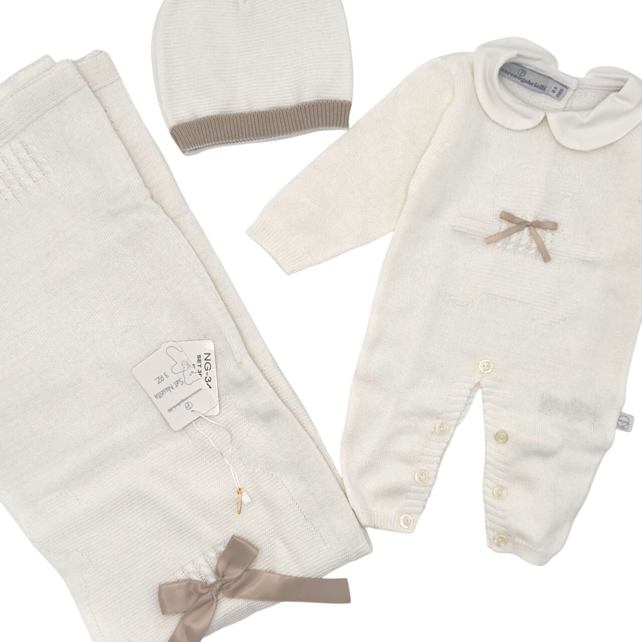 Set 3-teilig aus Garn/Baumwolle Nazareno Gabrielli