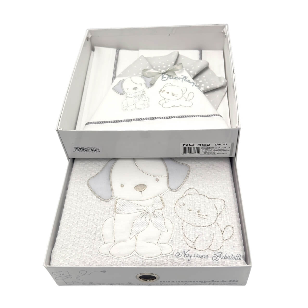 Kompletter Satz Bettwäsche + Baumwollbezug für Kinderbett