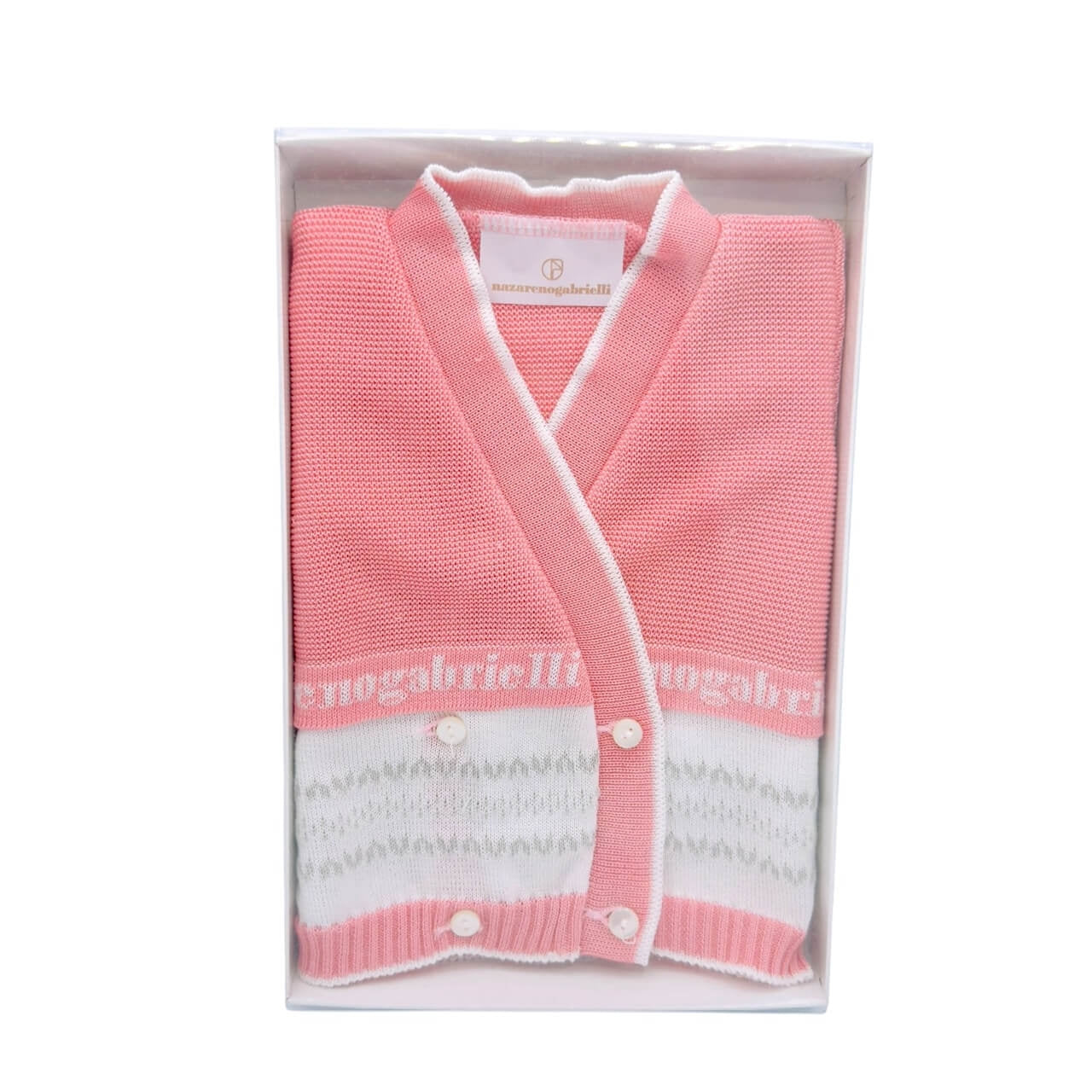 Cardigan Wickeltuch Wickeltuch aus Nazareno-Garn Gabrielli