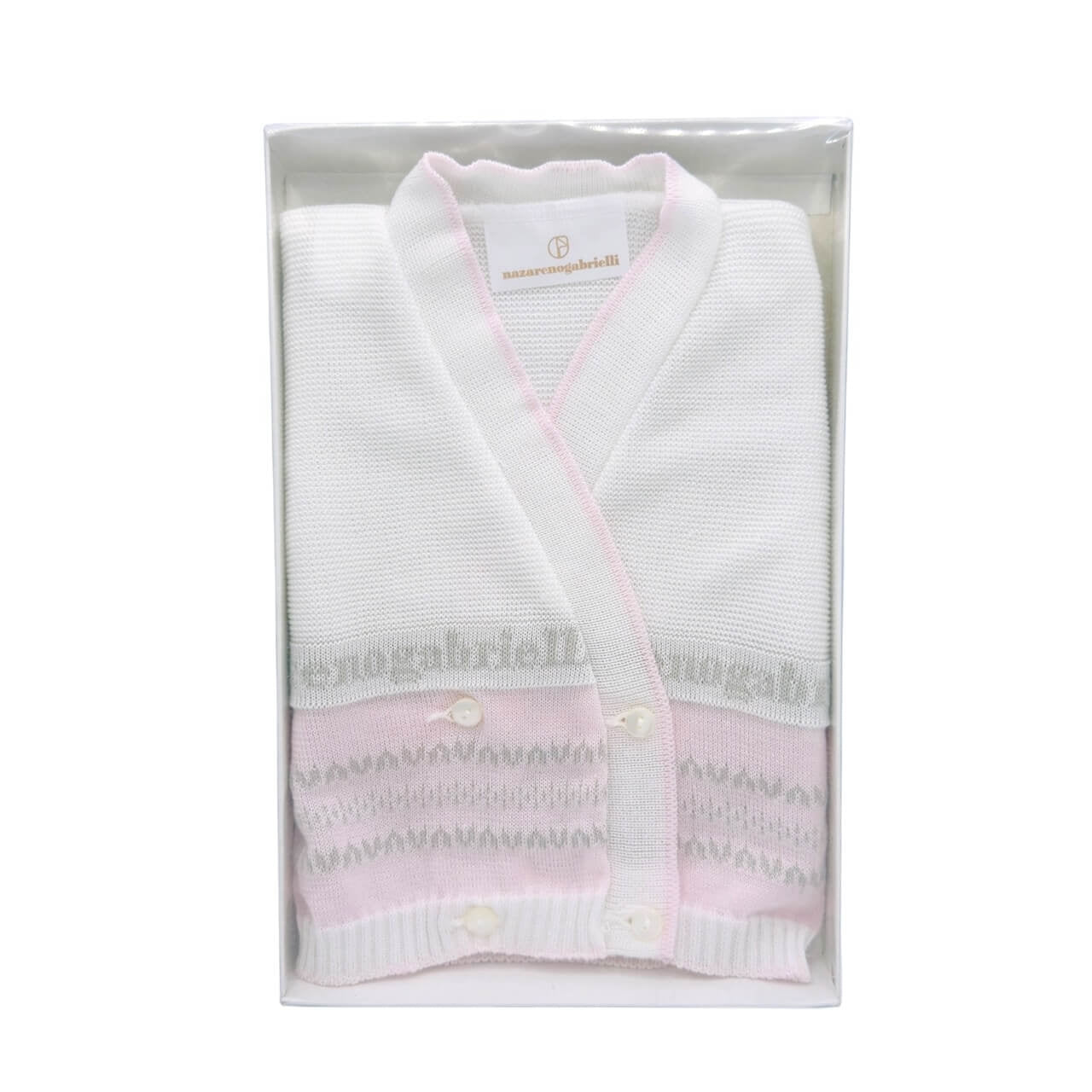 Cardigan Wickeltuch Wickeltuch aus Nazareno-Garn Gabrielli