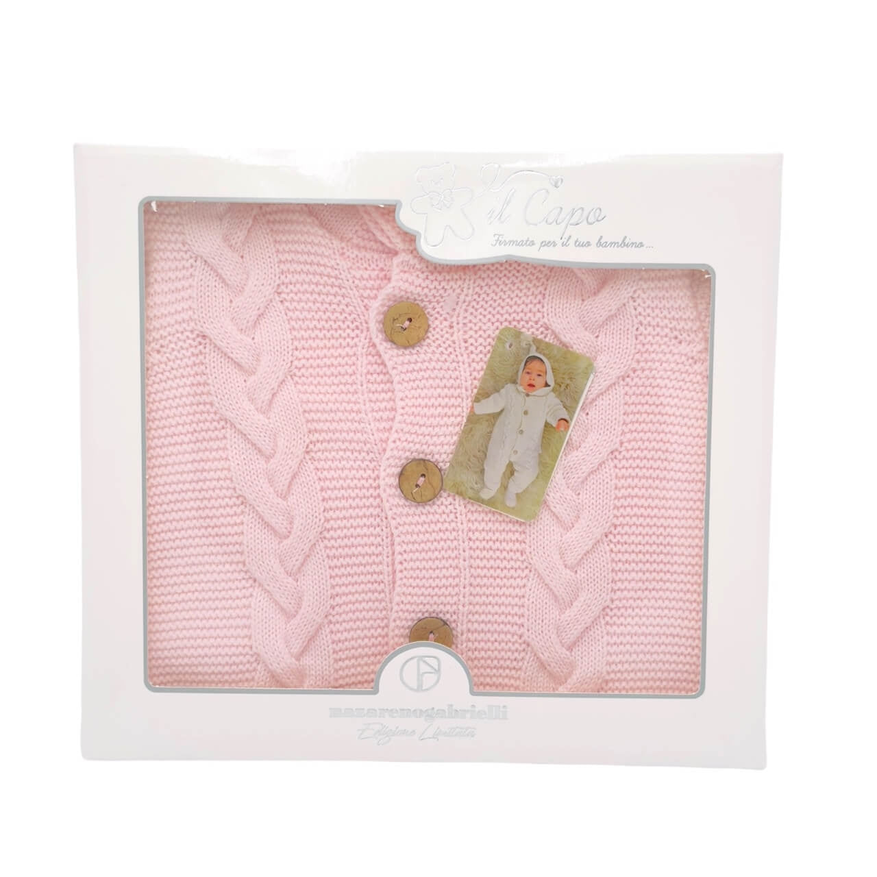 Nazareno Gabrielli Strampler aus Baumwolle/Faden