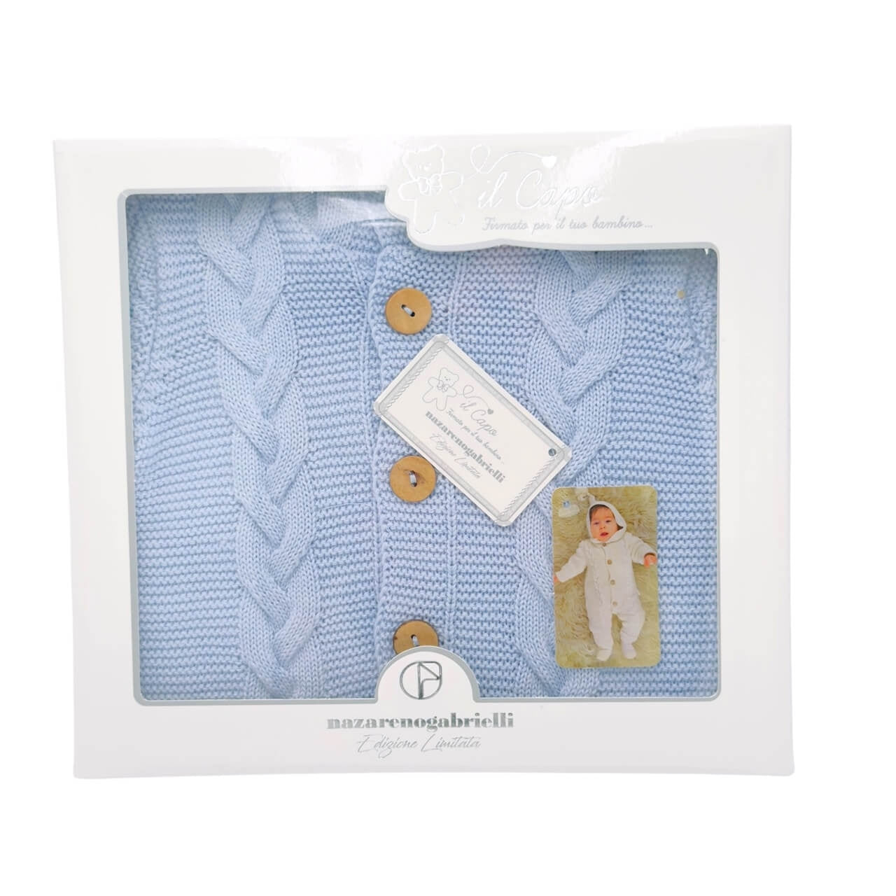 Nazareno Gabrielli Strampler aus Baumwolle/Faden