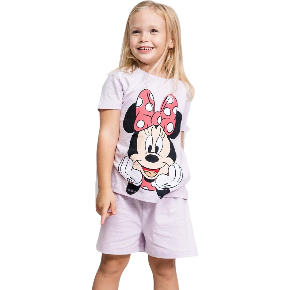 Kurzer Disney-Minnie-Pyjama aus 100 % Baumwolle