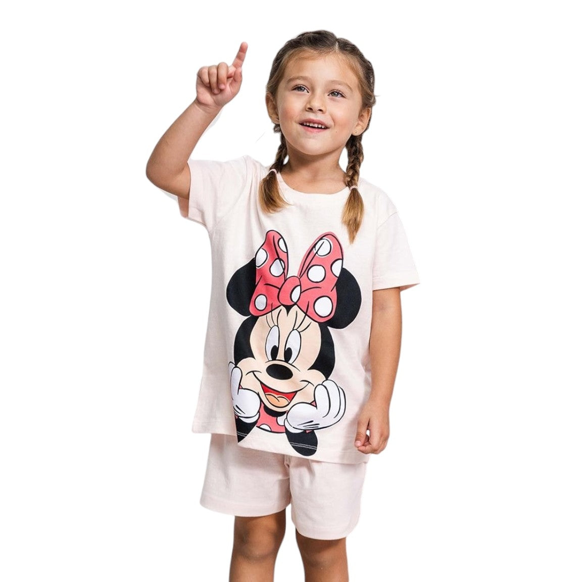 Kurzer Disney-Minnie-Pyjama aus 100 % Baumwolle