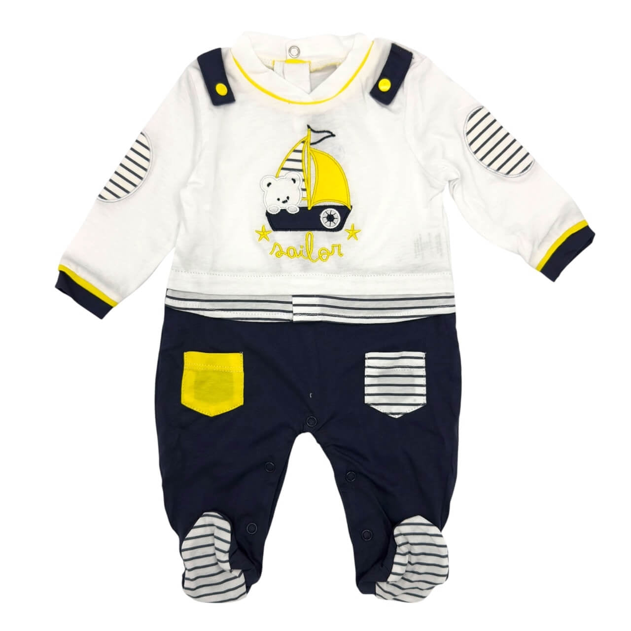 Bidibimbo-Strampler aus Baumwolle